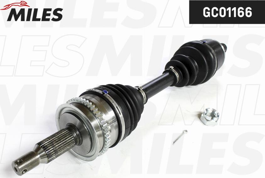 Miles GC01166 - Приводной вал autospares.lv