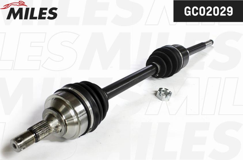 Miles GC02029 - Приводной вал autospares.lv