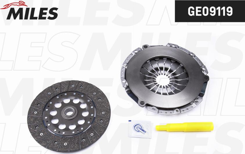 Miles GE09119 - Комплект сцепления autospares.lv