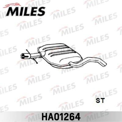 Miles HA01264 - Средний глушитель выхлопных газов autospares.lv