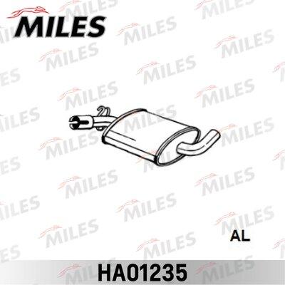 Miles HA01235 - Средний глушитель выхлопных газов autospares.lv