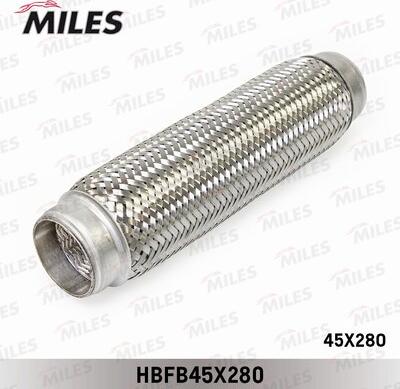 Miles HBFB45X280 - Гофрированная труба, выхлопная система autospares.lv