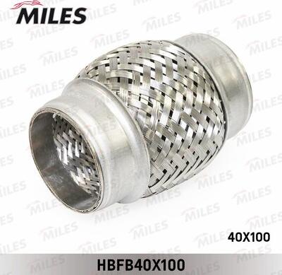 Miles HBFB40X100 - Гофрированная труба, выхлопная система autospares.lv