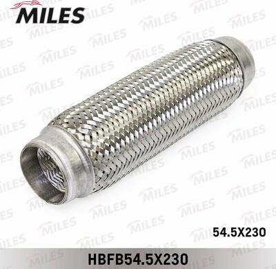 Miles HBFB54.5X230 - Гофрированная труба, выхлопная система autospares.lv