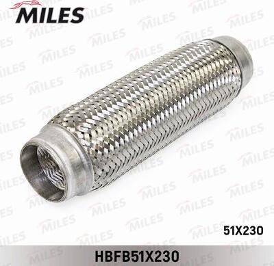 Miles HBFB51X230 - Гофрированная труба, выхлопная система autospares.lv