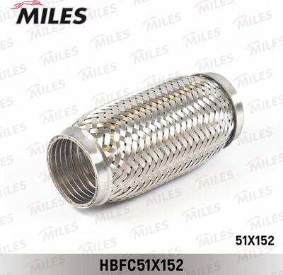 Miles HBFC51X152 - Гофрированная труба, выхлопная система autospares.lv