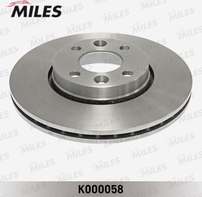 Miles K000058 - Тормозной диск autospares.lv