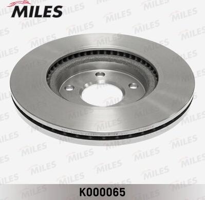 Miles K000065 - Тормозной диск autospares.lv