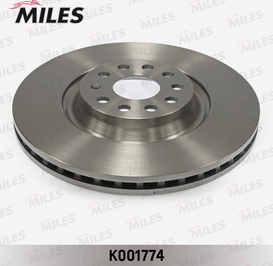 Miles K001774 - Тормозной диск autospares.lv