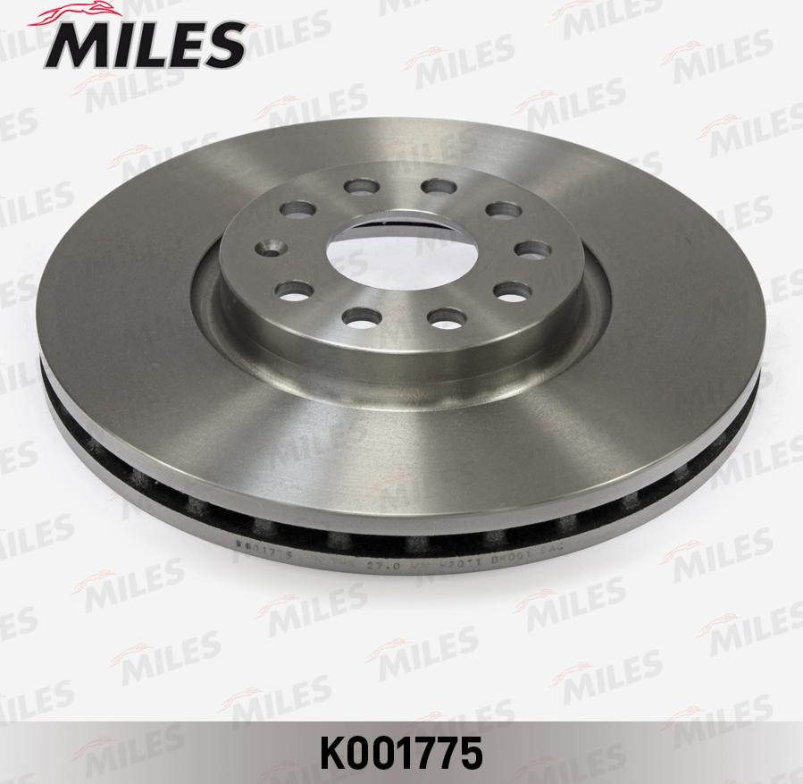 Miles K001775 - Тормозной диск autospares.lv