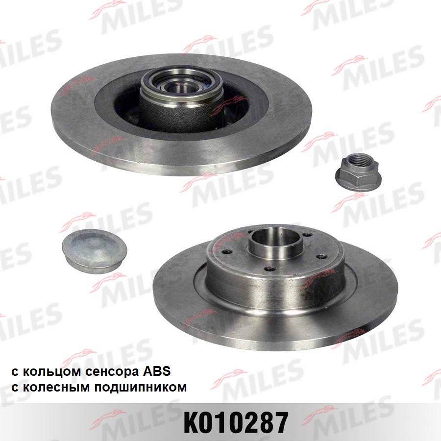 Miles K010287 - Тормозной диск autospares.lv