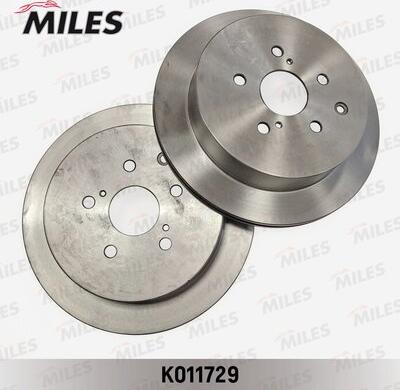 Miles K011729 - Тормозной диск autospares.lv