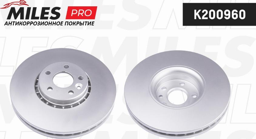 Miles K200960 - Тормозной диск autospares.lv