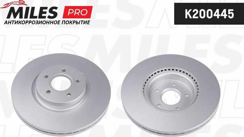 Miles K200445 - Тормозной диск autospares.lv