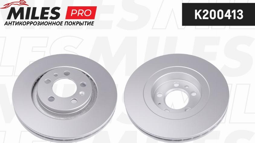 Miles K200413 - Тормозной диск autospares.lv