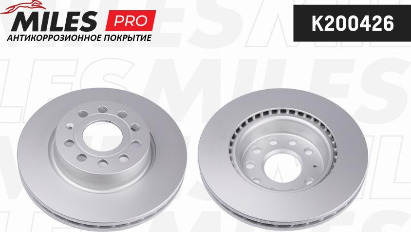 Miles K200426 - Тормозной диск autospares.lv