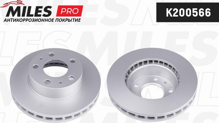 Miles K200566 - Тормозной диск autospares.lv