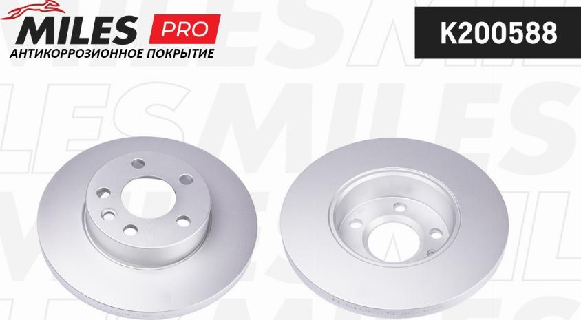 Miles K200588 - Тормозной диск autospares.lv