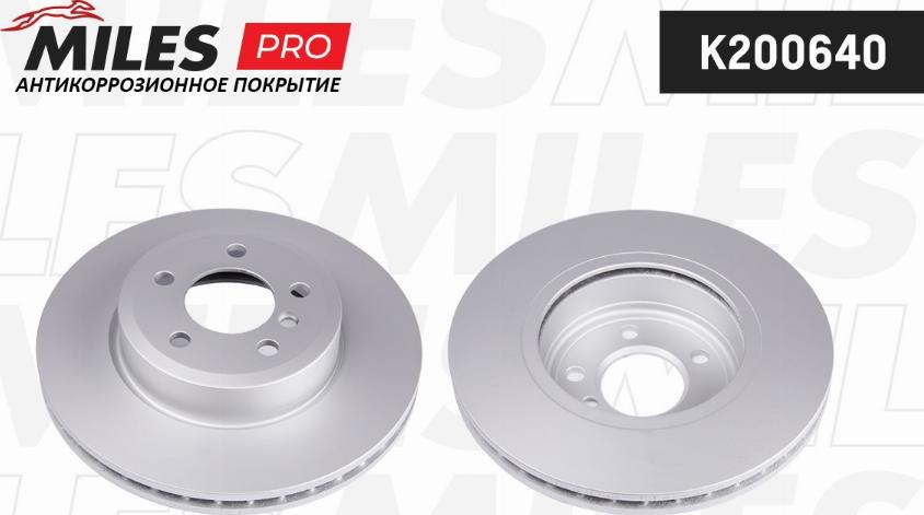 Miles K200640 - Тормозной диск autospares.lv