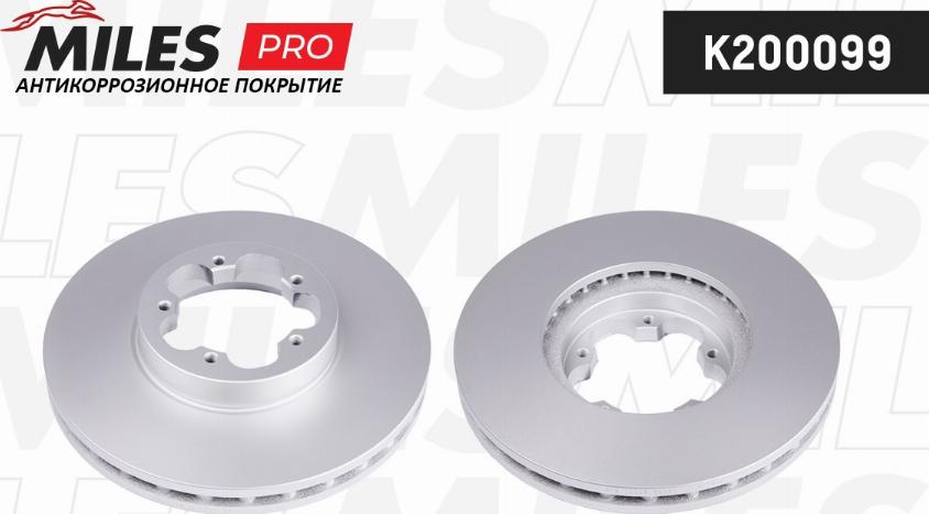 Miles K200099 - Тормозной диск autospares.lv