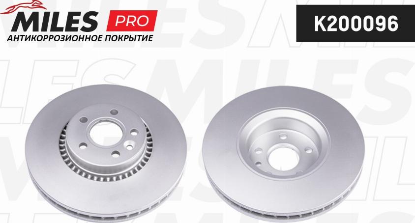 Miles K200096 - Тормозной диск autospares.lv