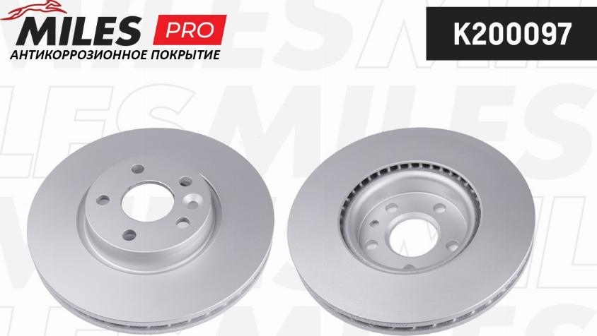 Miles K200097 - Тормозной диск autospares.lv