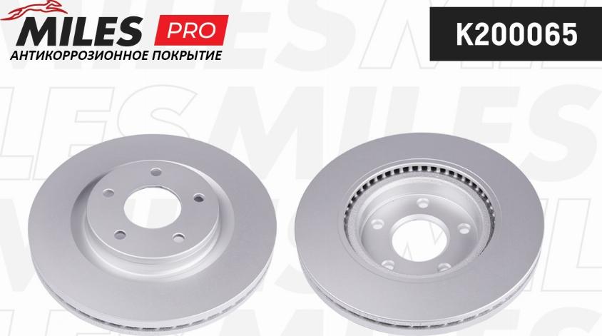 Miles K200065 - Тормозной диск autospares.lv