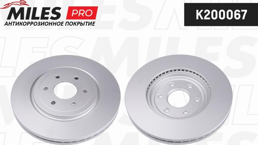 Miles K200067 - Тормозной диск autospares.lv