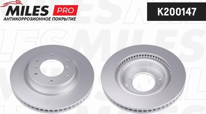 Miles K200147 - Тормозной диск autospares.lv