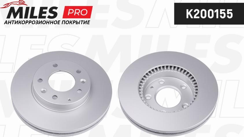 Miles K200155 - Тормозной диск autospares.lv