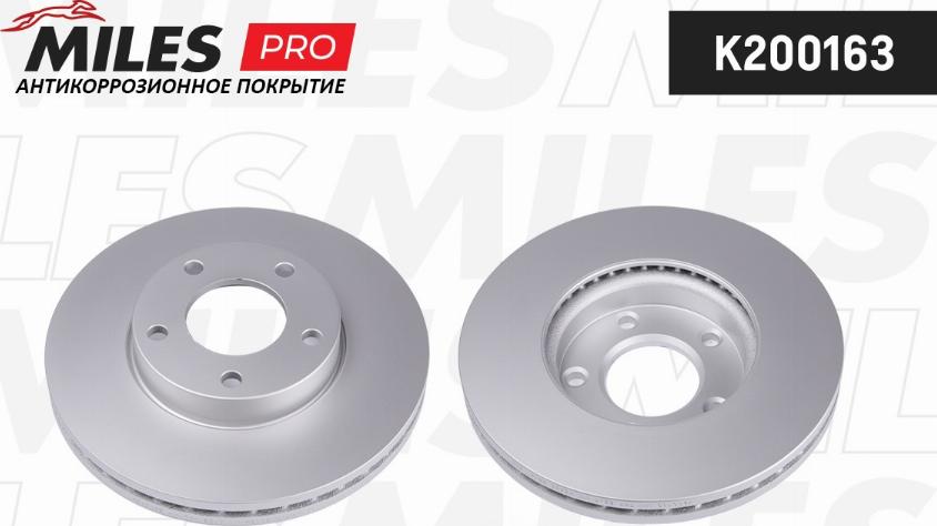 Miles K200163 - Тормозной диск autospares.lv