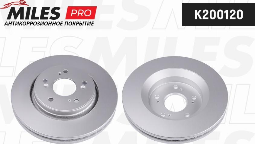 Miles K200120 - Тормозной диск autospares.lv