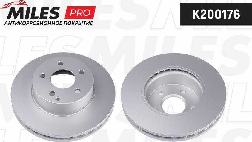 Miles K200176 - Тормозной диск autospares.lv