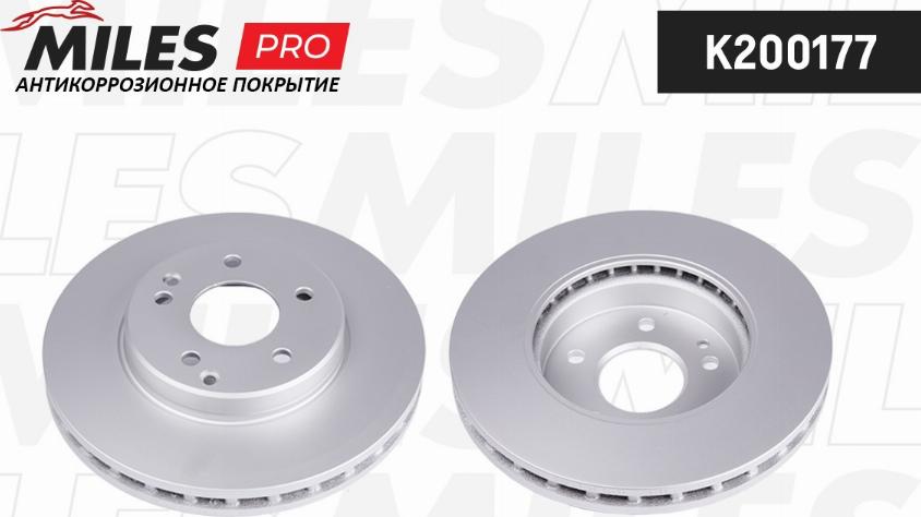 Miles K200177 - Тормозной диск autospares.lv