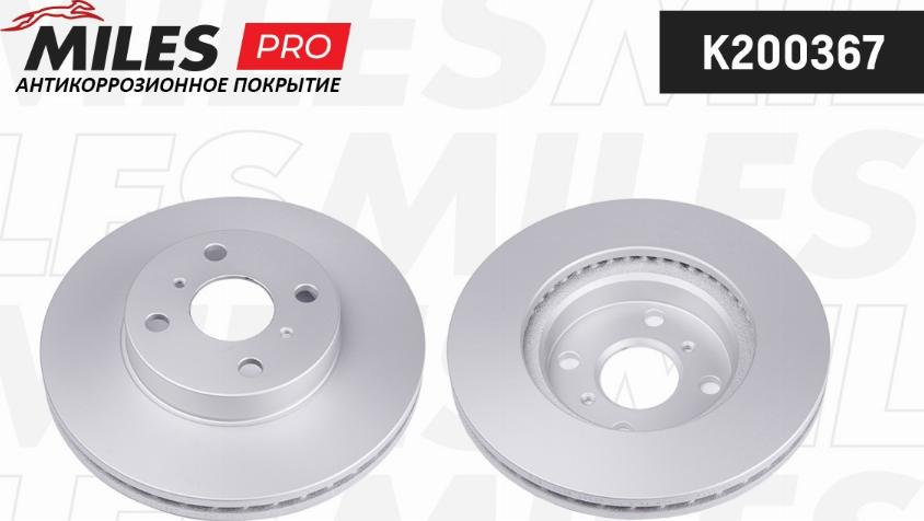 Miles K200367 - Тормозной диск autospares.lv