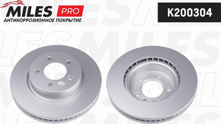 Miles K200304 - Тормозной диск autospares.lv