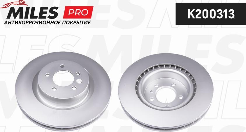 Miles K200313 - Тормозной диск autospares.lv