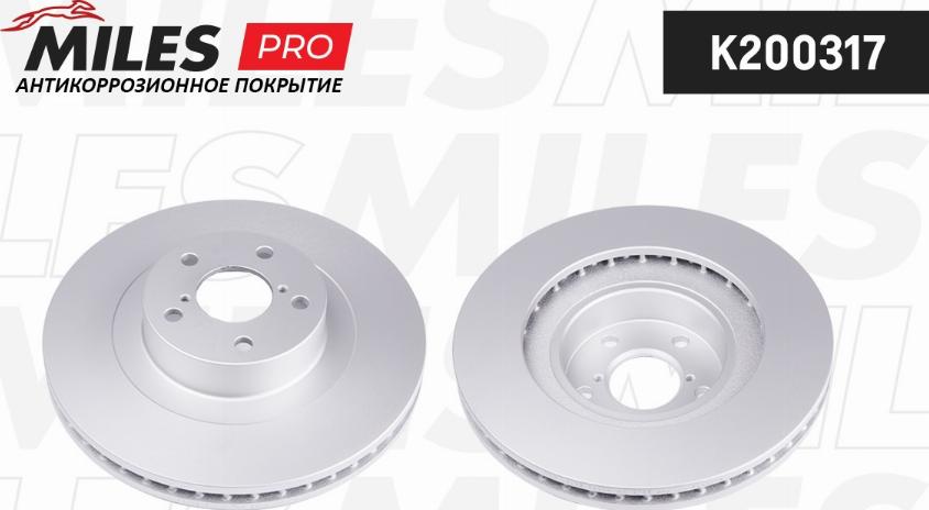 Miles K200317 - Тормозной диск autospares.lv