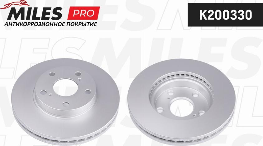 Miles K200330 - Тормозной диск autospares.lv