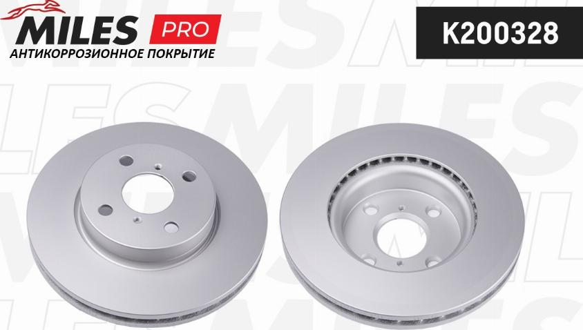 Miles K200328 - Тормозной диск autospares.lv