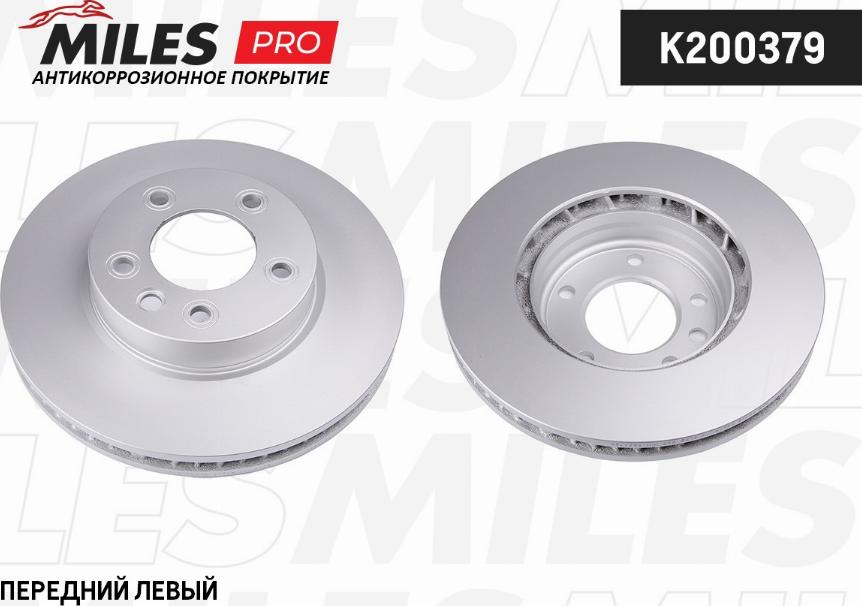 Miles K200379 - Тормозной диск autospares.lv