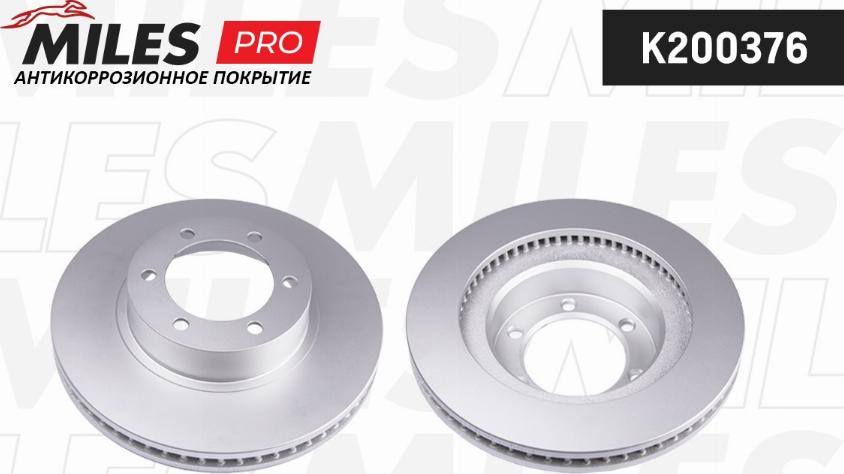 Miles K200376 - Тормозной диск autospares.lv