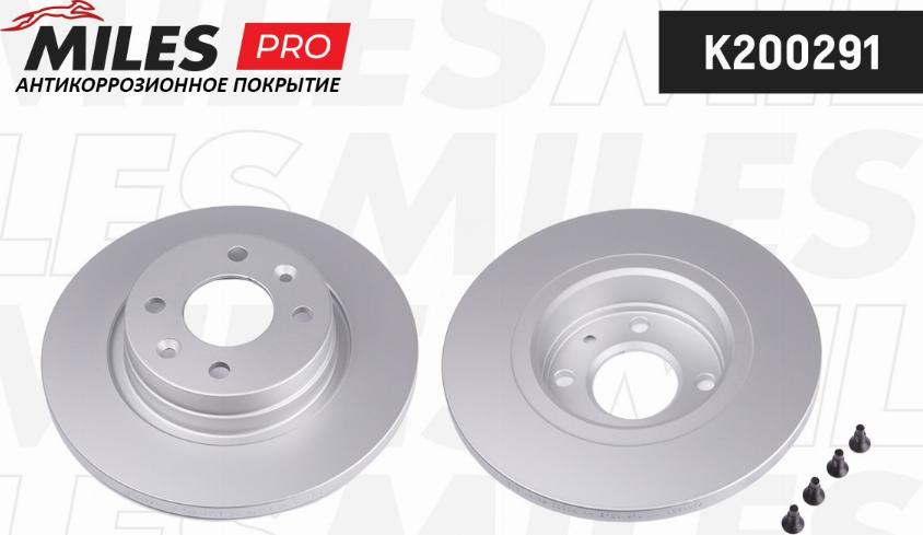 Miles K200291 - Тормозной диск autospares.lv