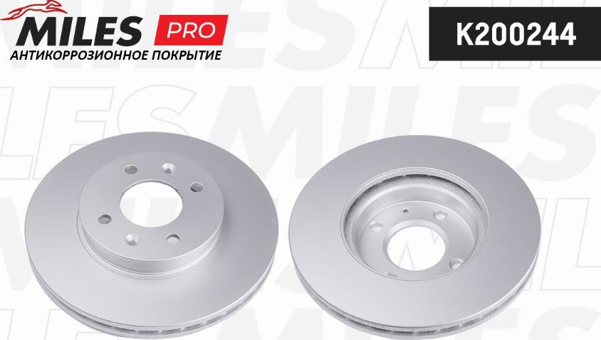 Miles K200244 - Тормозной диск autospares.lv