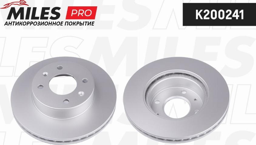 Miles K200241 - Тормозной диск autospares.lv