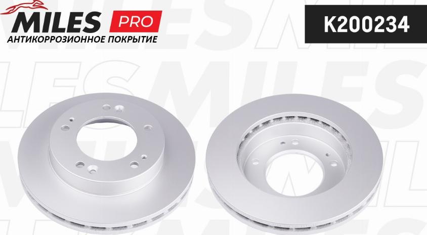 Miles K200234 - Тормозной диск autospares.lv