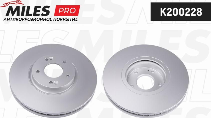 Miles K200228 - Тормозной диск autospares.lv