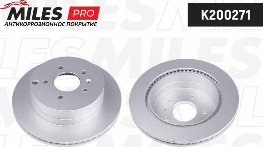 Miles K200271 - Тормозной диск autospares.lv