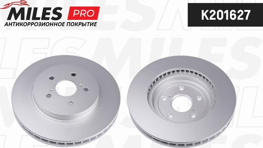 Miles K201627 - Тормозной диск autospares.lv