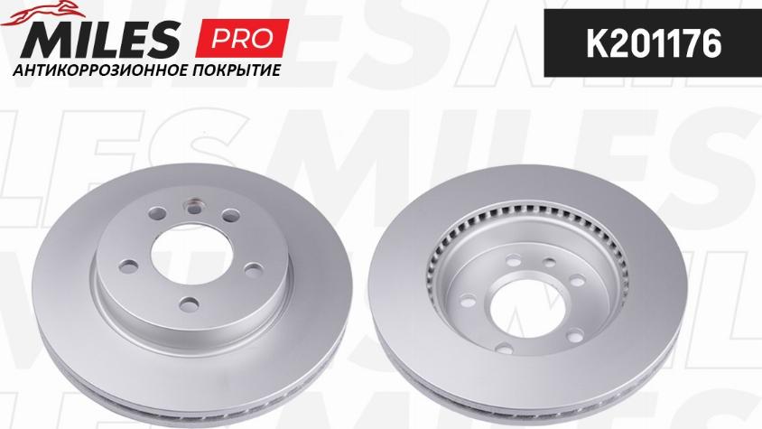 Miles K201176 - Тормозной диск autospares.lv